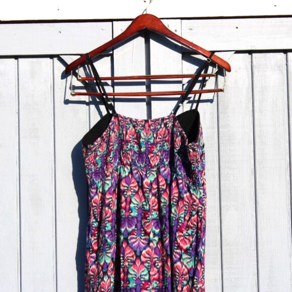 Xhilaration Boho Floral Maxi Dress โ Size XL โ Festival Y2K Vibes - Picture 6 of 7